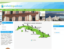 Tablet Screenshot of cubantripadvisor.com